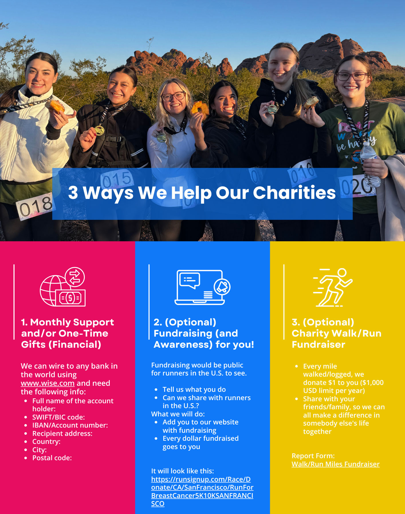 3 Ways We Help Our Charities